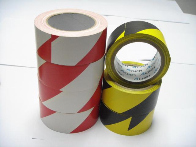 Red / Yellow PVC Warning Tape Achem Wonder With SGS ISO And ROHS Certificate