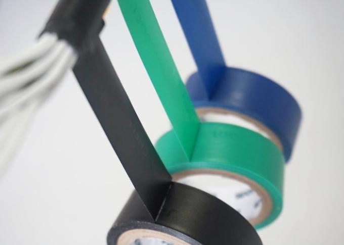 Colorful PVC Electrical Tape / Rubber Electrical Tape ISO SGS ROHS Certificate Approved